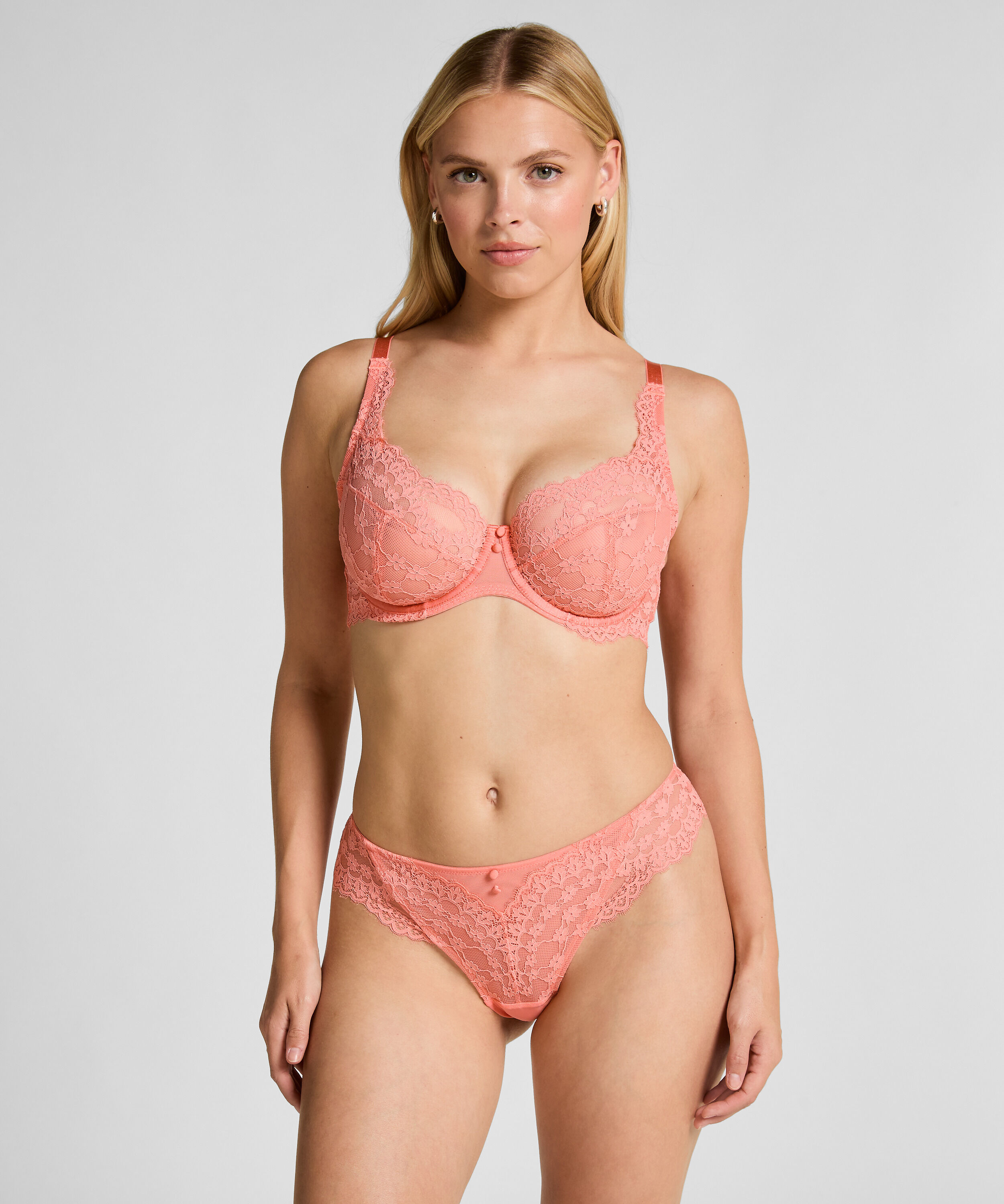 Slip brésilien Daisy, Rose