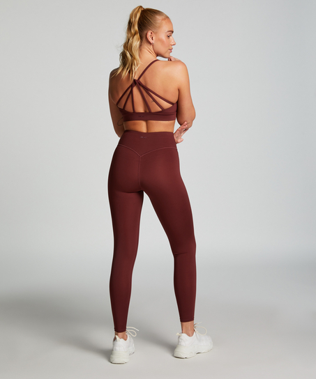 HKMX Gekreuzte High Waist-Leggings, Rot