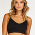 ﻿Strappy Bralette, Schwarz