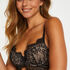 Soutien-gorge &agrave; armatures pr&eacute;form&eacute; longline Marilee, Noir
