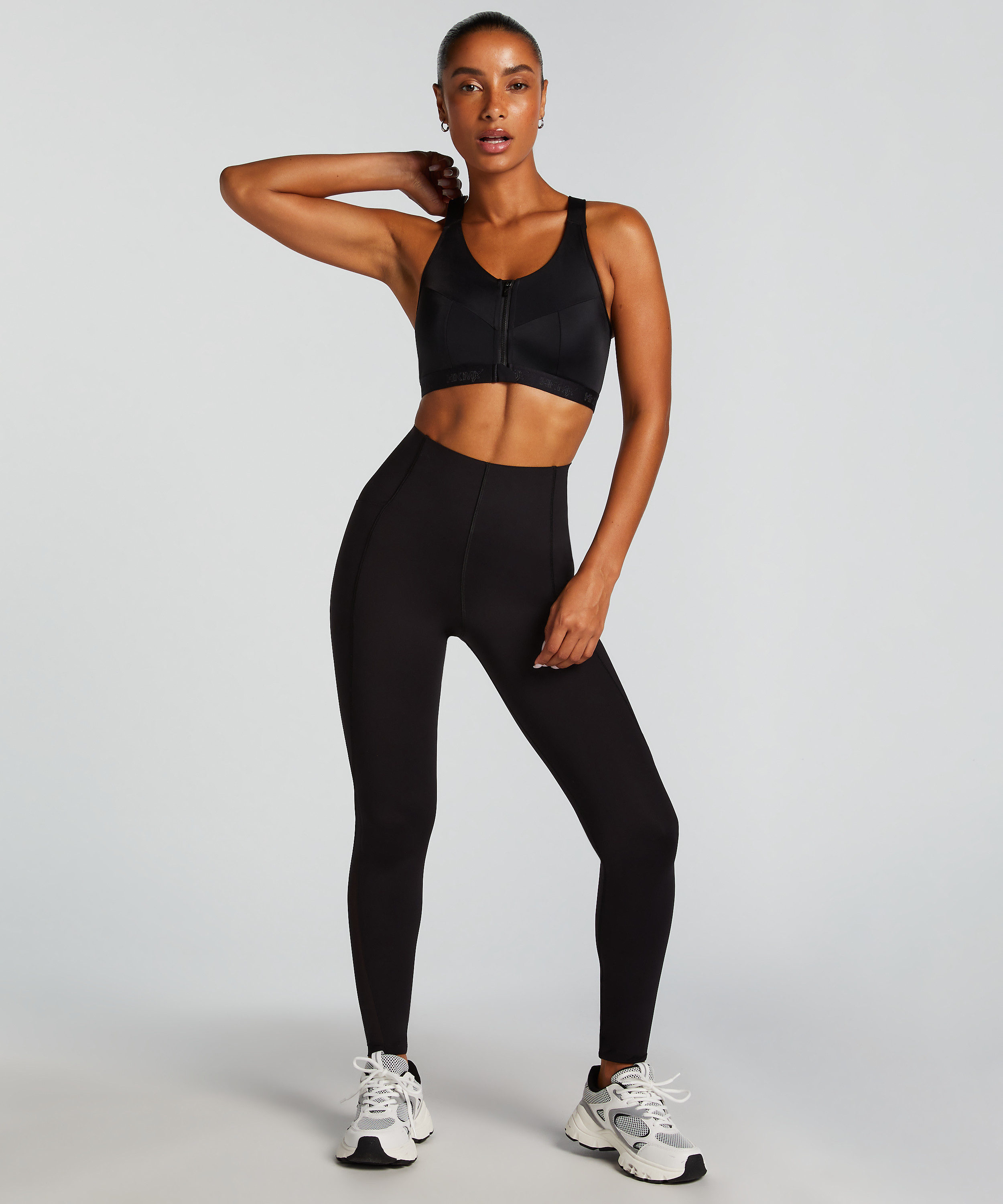 HKMX High Waisted Sportlegging Boost, Schwarz, main