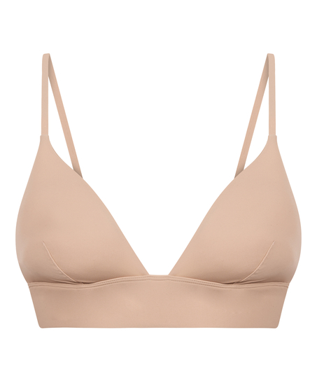 Triangle Brassière Smooth, Beige