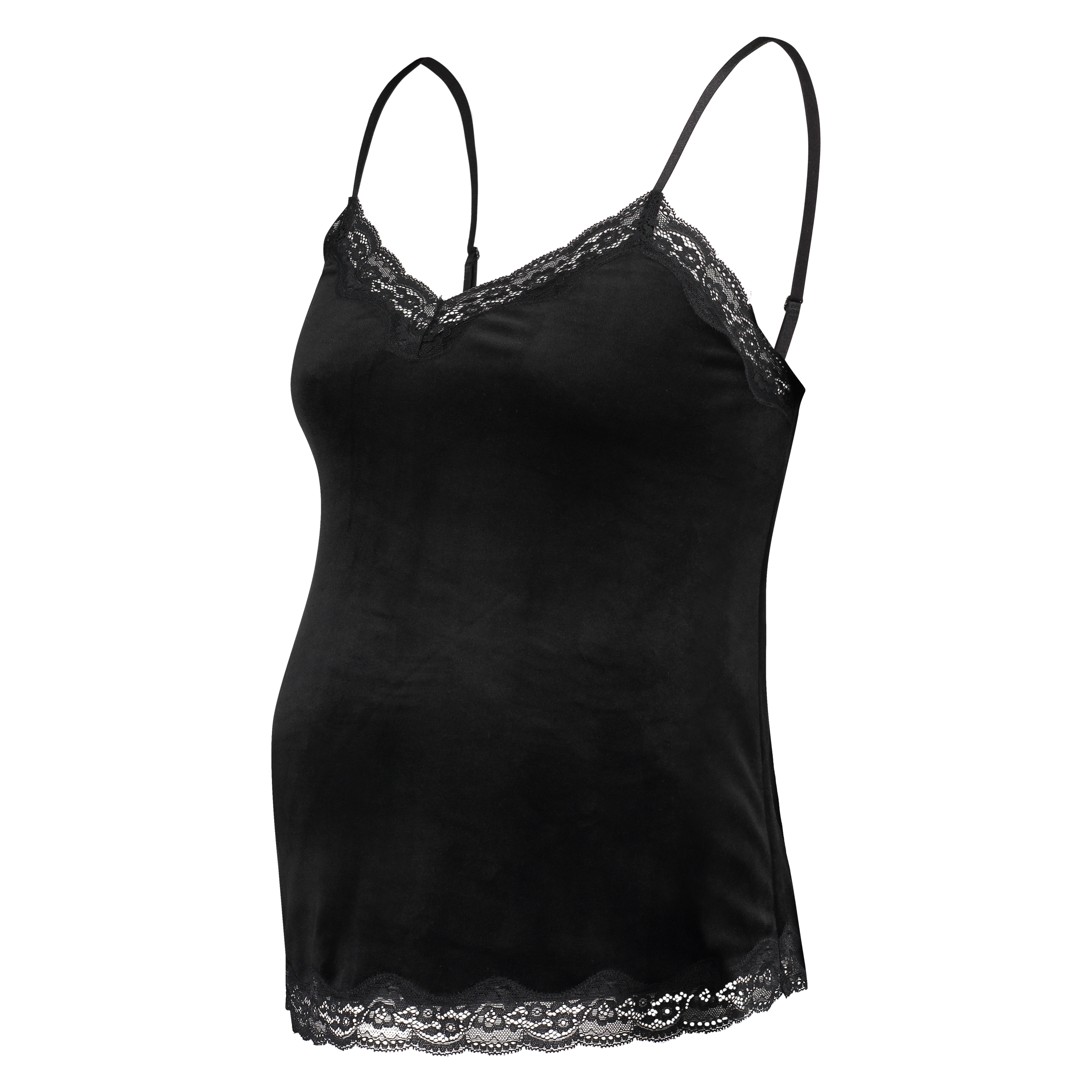 Cami Velours Maternity, Schwarz, main