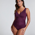Maillot de bain Shaping Shell Mesh, Violet