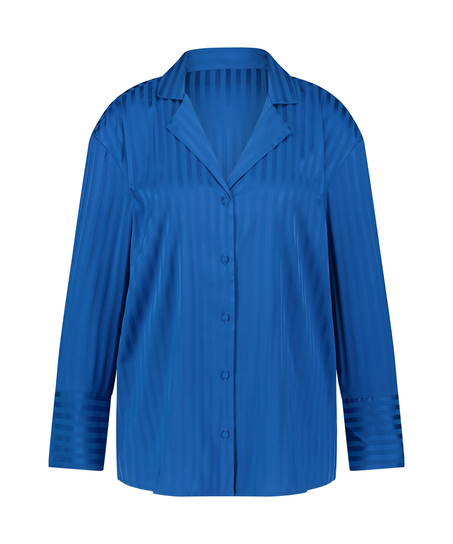 Veste à manches longues Satin, Bleu