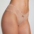 Slip brésilien V-shape mesh, Beige