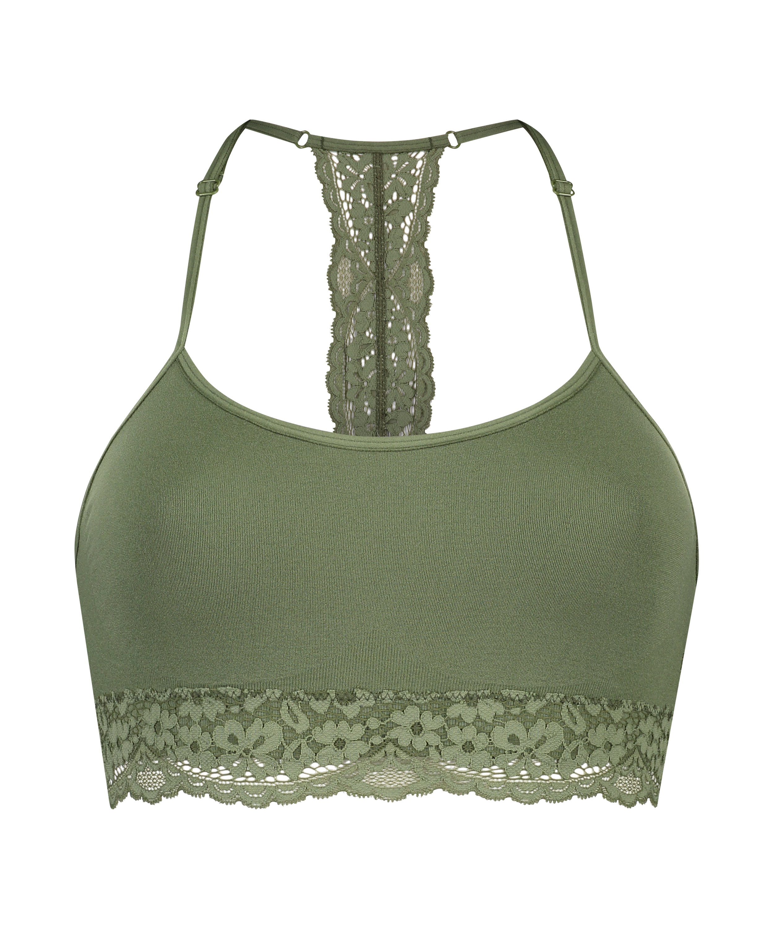 Nahtloser Bralette Marine, Gr&uuml;n, main