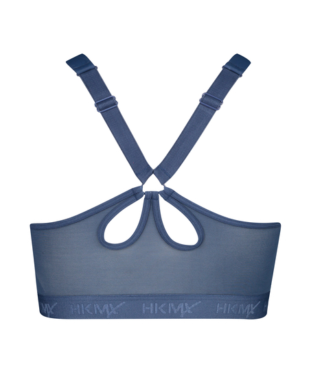 HKMX Soutien-gorge de sport The Pro Maintien niveau 3, Bleu