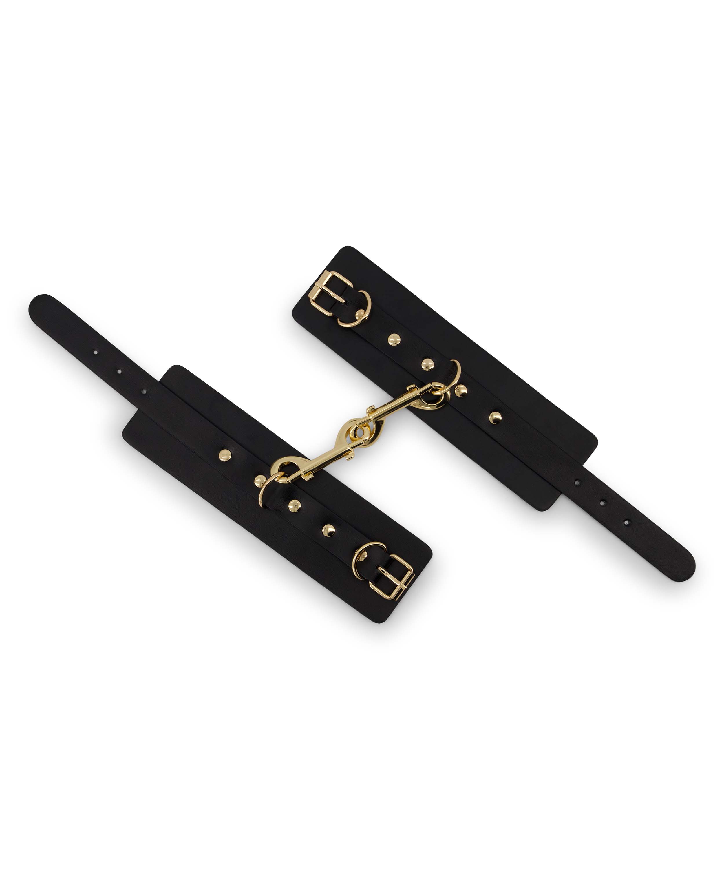 Menottes à clous métalliques, Noir, main