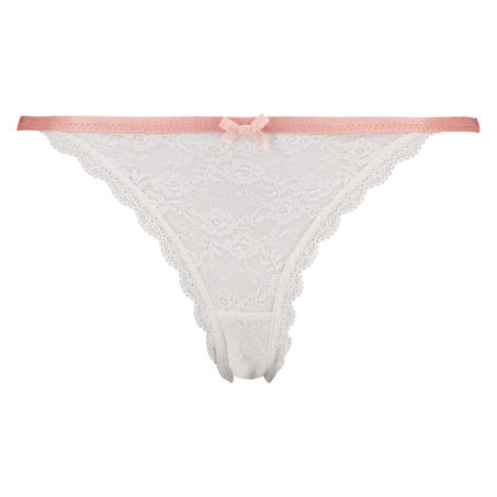 Thong lace, Weiß