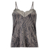 Cami Velours Zebra, Grau