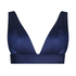 Triangel-Bikini-Top Luxe, Blau