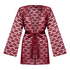 Kimono aus Allover-Spitze, Rot