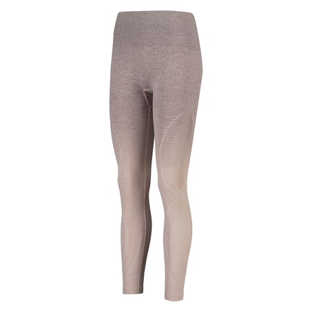 HKMX Sportlegging mit Rundstrickmuster und hoher Taille in Ombre-Print, Rose