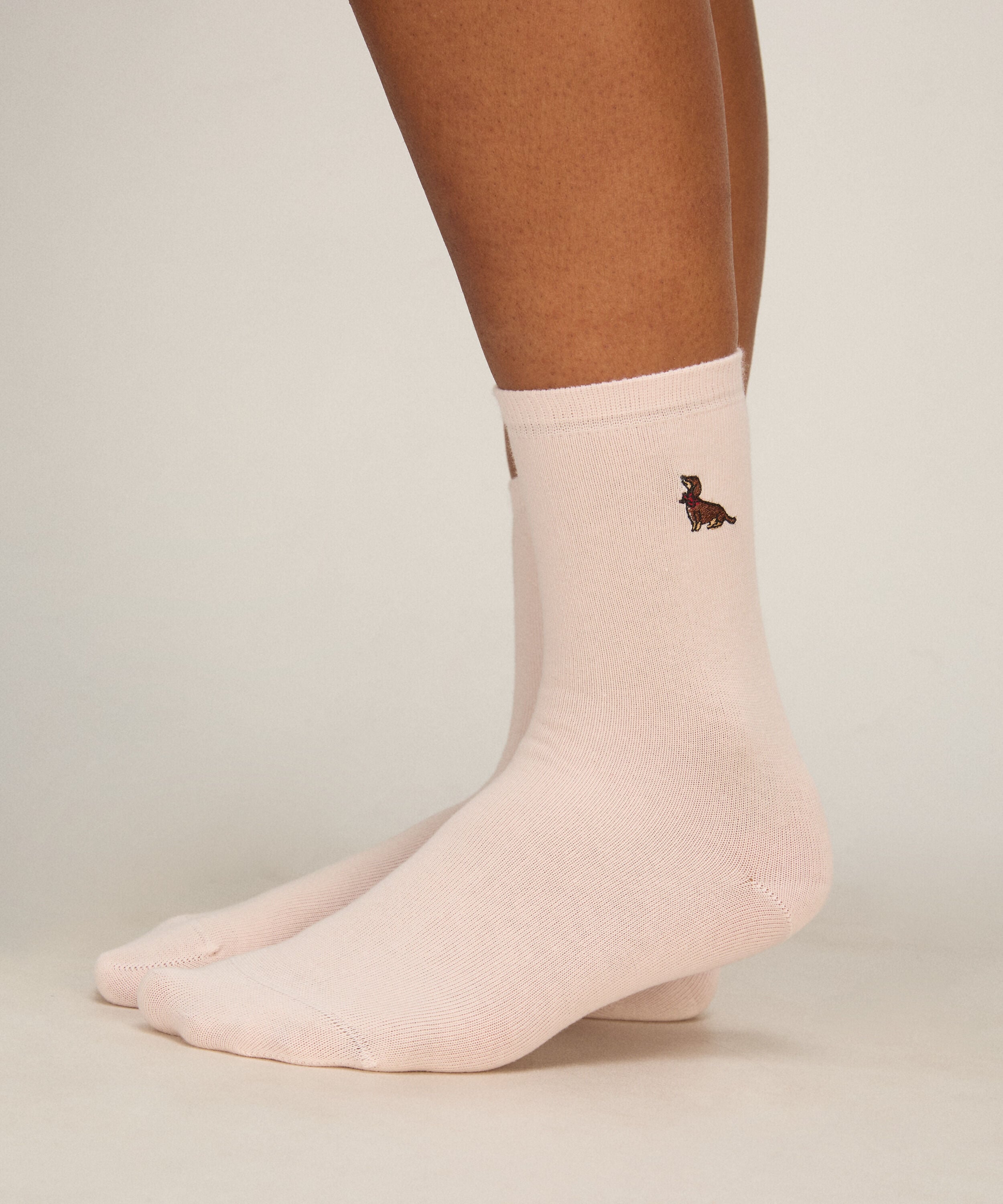 Socken 3 Pair Cotton, Rose Socken 3 Pair Cotton, Rose