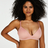 Soutien-gorge push-up préformé sans armatures Mona, Rose