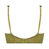 Unwattierter Longline-Bügel-BH Amelie, Grün
