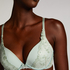 Soutien-gorge à armatures préformé push-up Lillia, Vert
