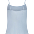 Satin-Cami Minimal, Blau