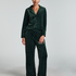 Pantalon de pyjama Velours, Vert