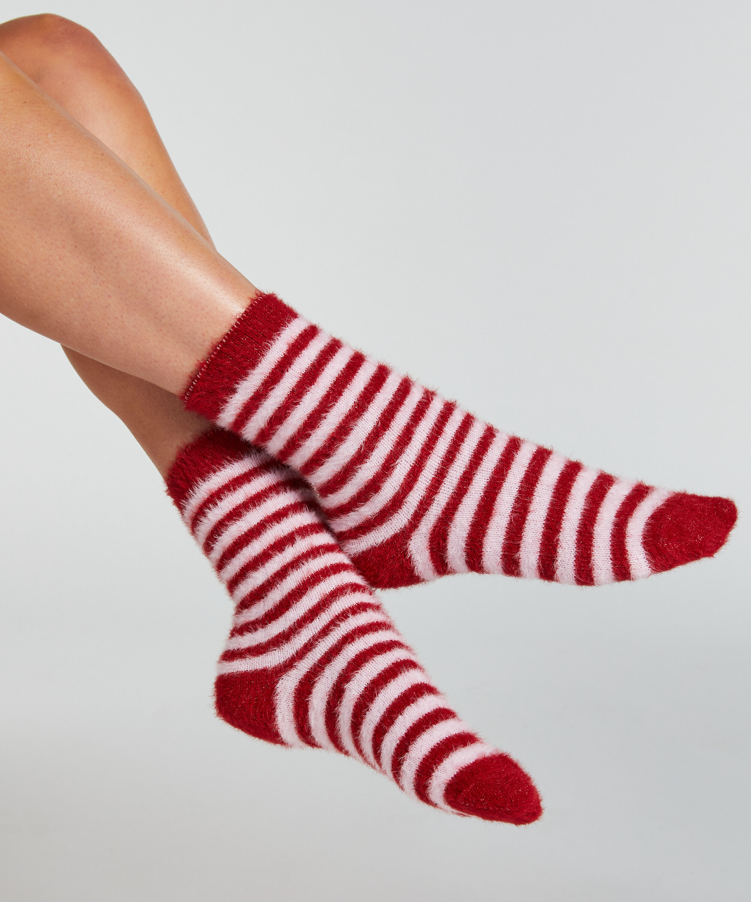 2 Paar Socken Cosy, Rot