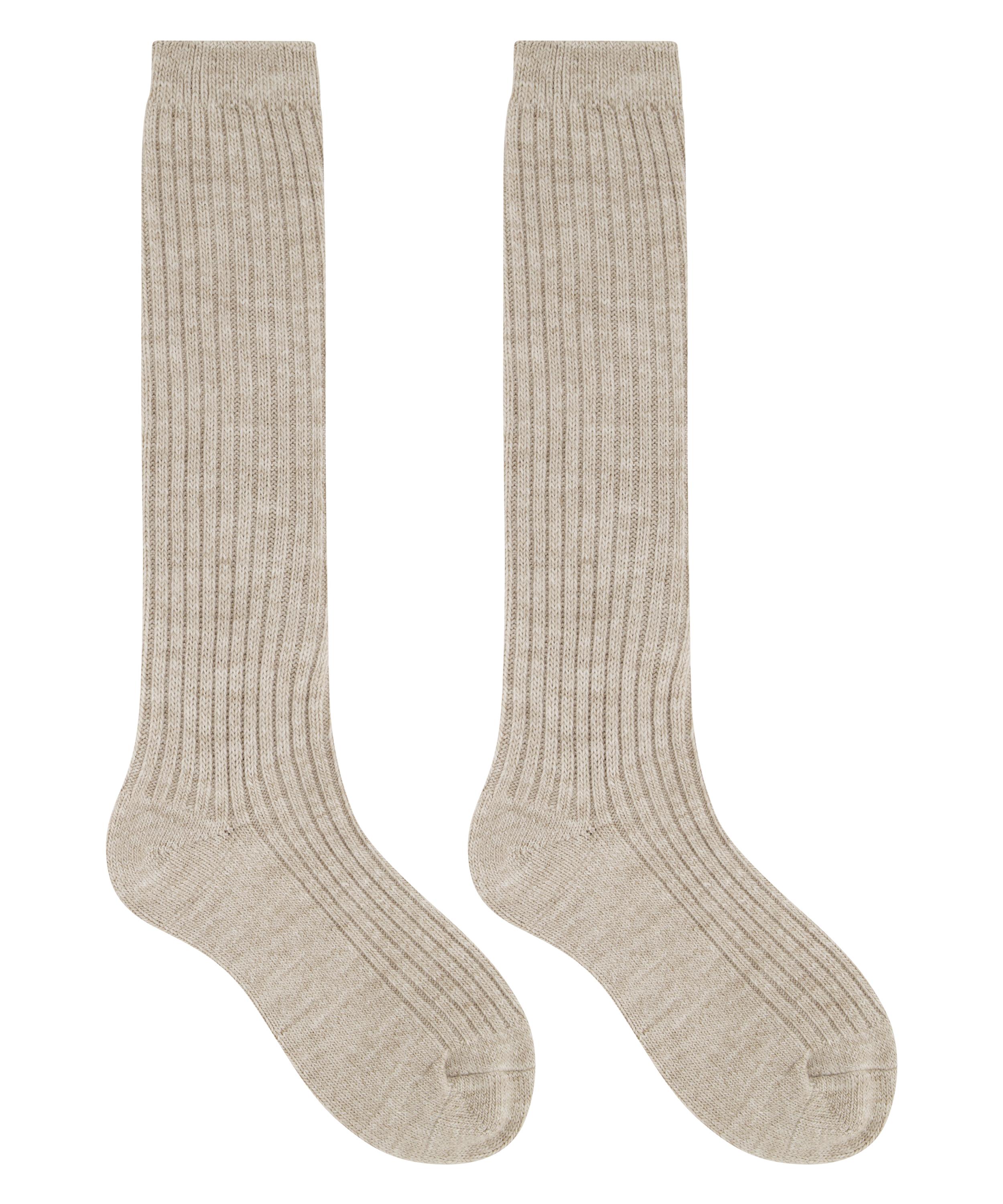 1 Paar Stricksocken, Beige, main