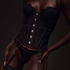 Bustier Fleur Nyakim, Schwarz