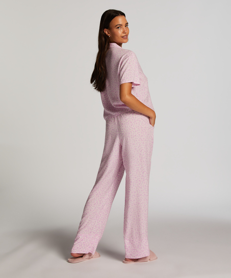 Pyjamahose Woven Springbreakers, Rose