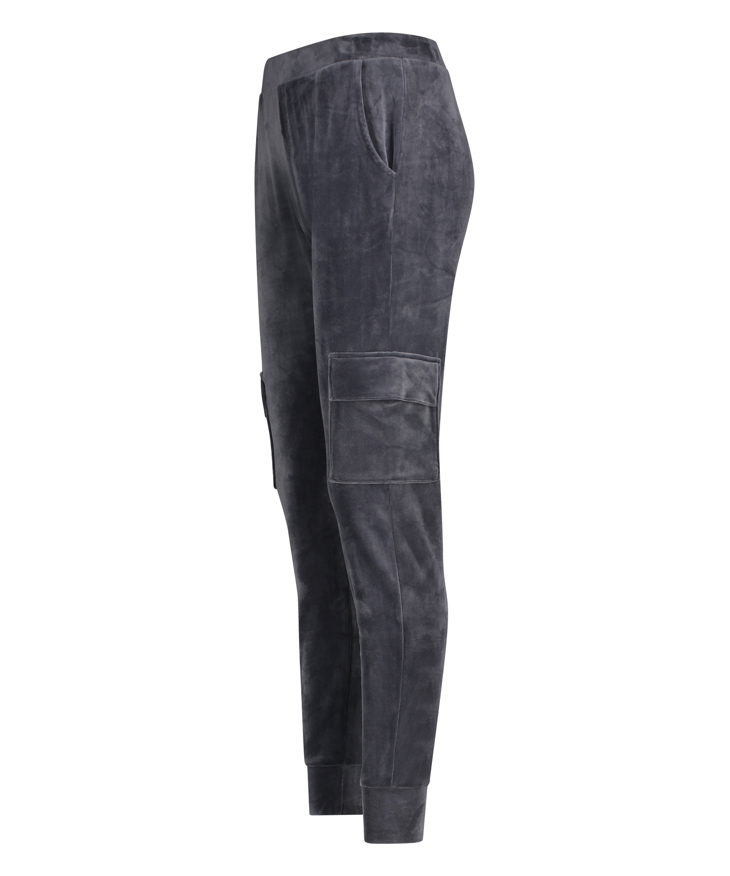 Pantalon de jogging Velours Cargo, Gris, main