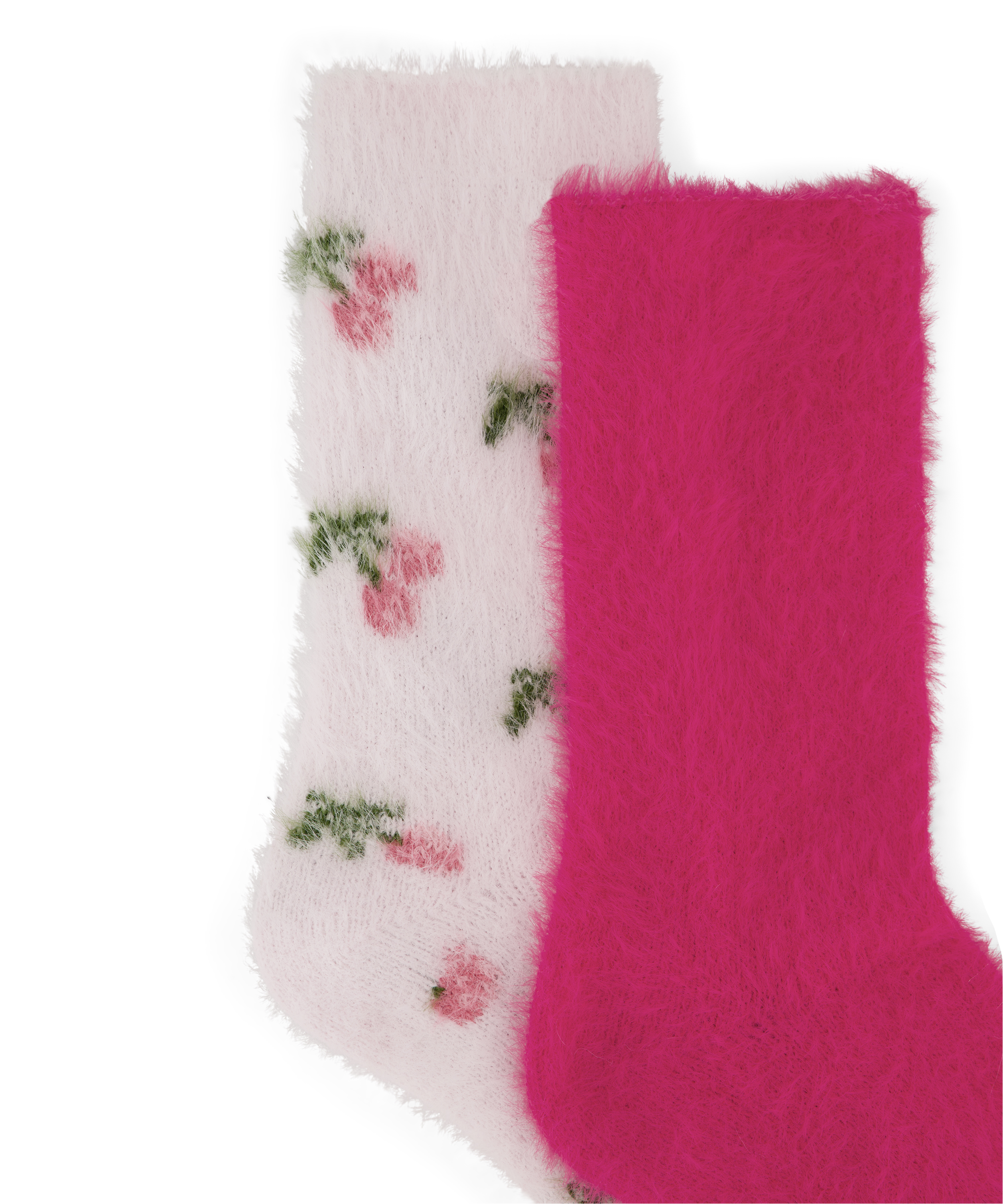 Lot de 2 Paires de Chaussettes Cosy, Rose, main