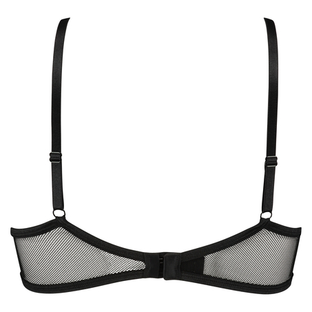 Non-padded underwired bra Cleo, Schwarz