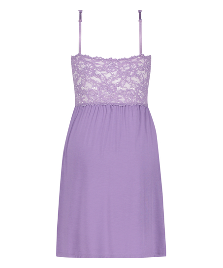 Slipdress Nora Lace, Lila