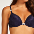 Soutien-gorge à armatures préformé push-up Maya, Bleu