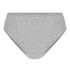 Culotte brésilienne jambe haute coton, Gris