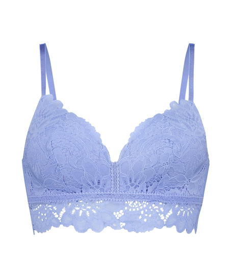 Soutien-gorge préformé sans armatures longline Shiloh, Bleu