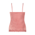 Cami Top Velours Lace, Rose
