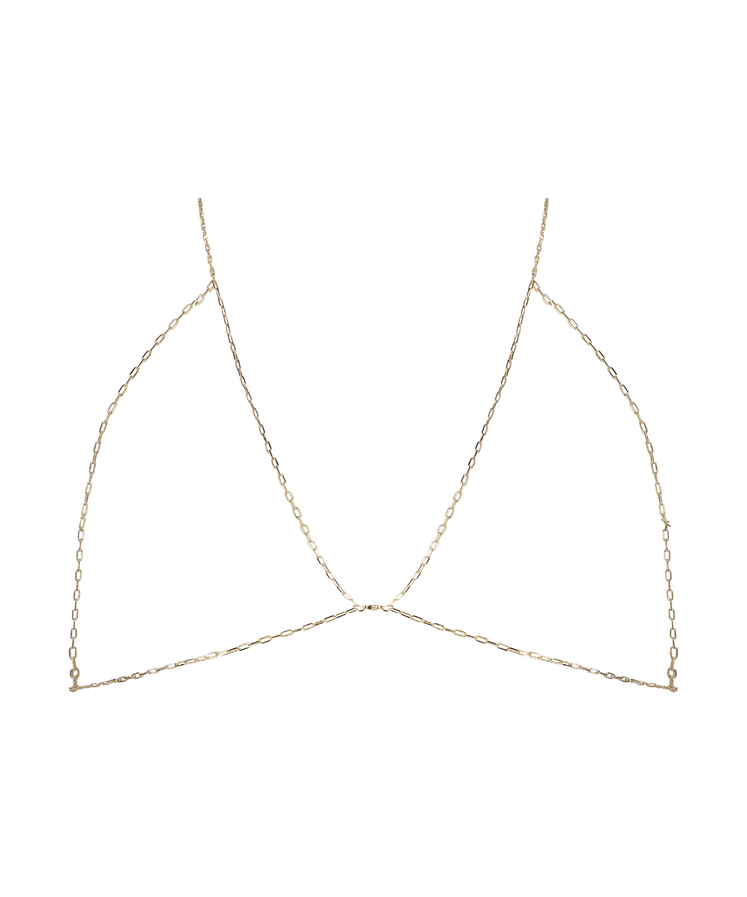 Bralette Chain, Gelb, main
