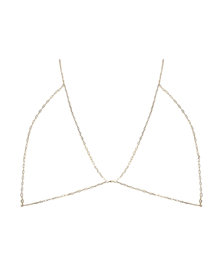 Bralette Chain, Gelb