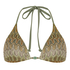 Haut de bikini triangle Cali, Vert