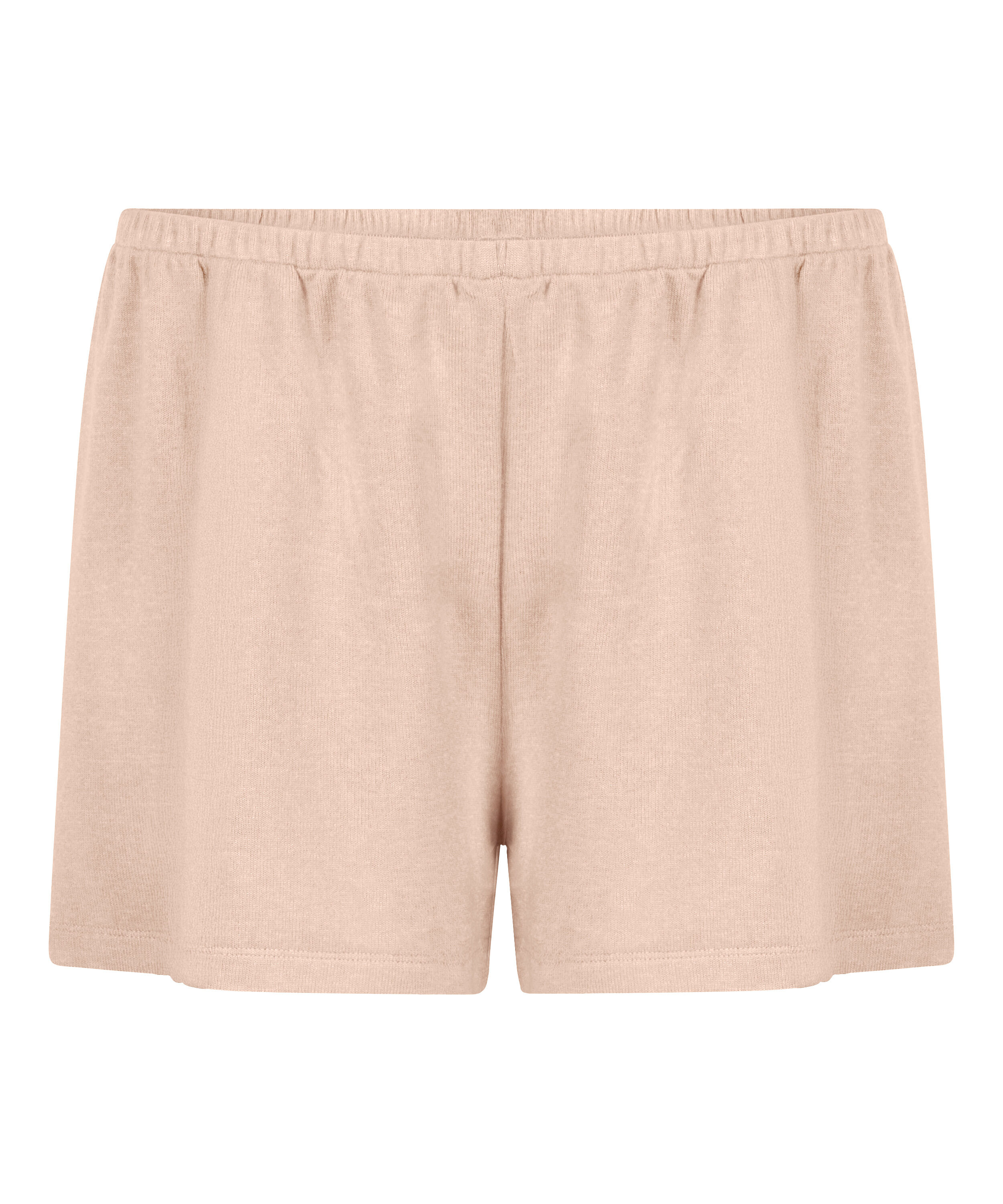 Pyjamashorts aus aufgerautem Jersey, Beige