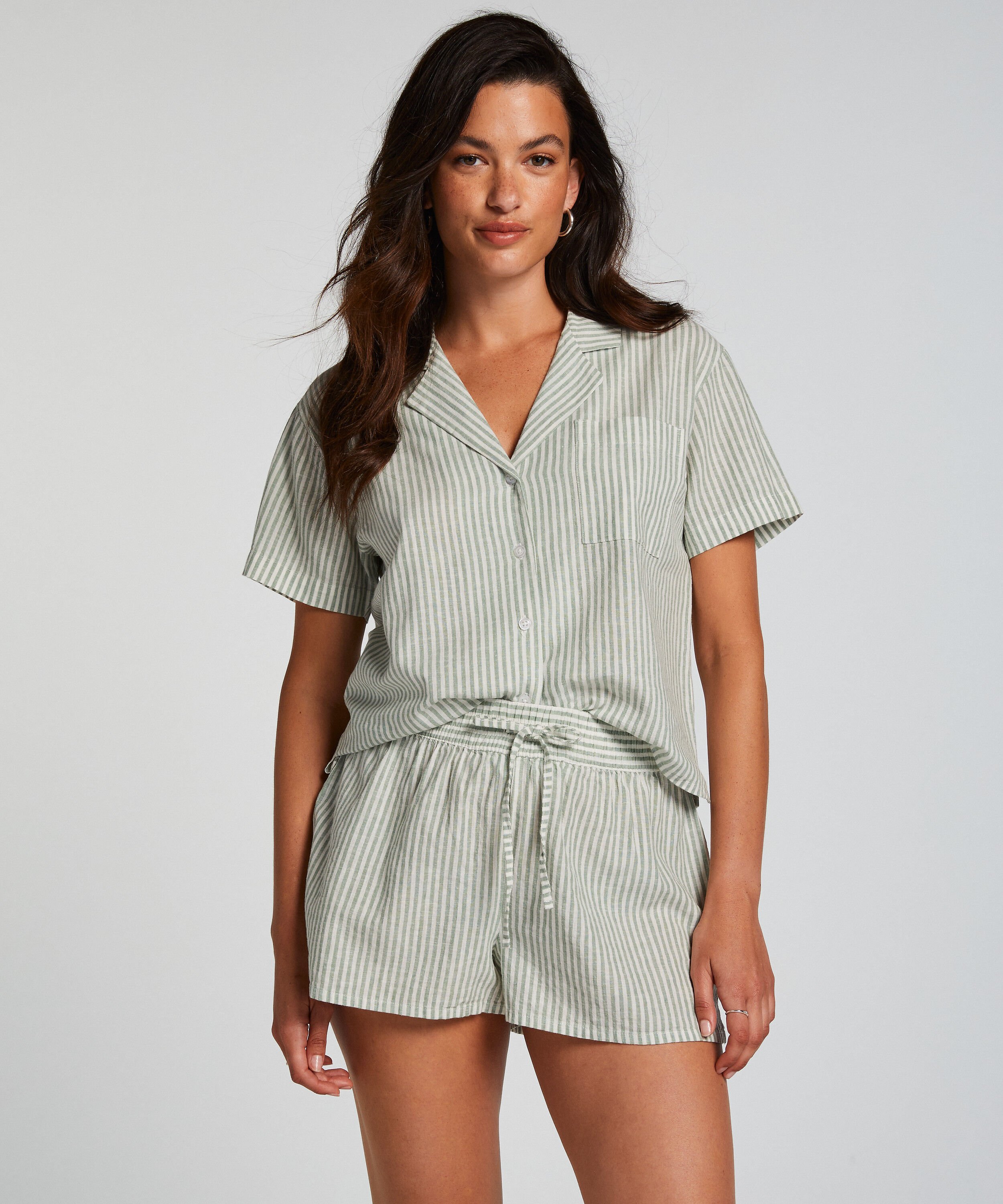 Shorts de pyjama Lin, Vert