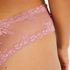 Slip brésilien V-shape mesh, Rose
