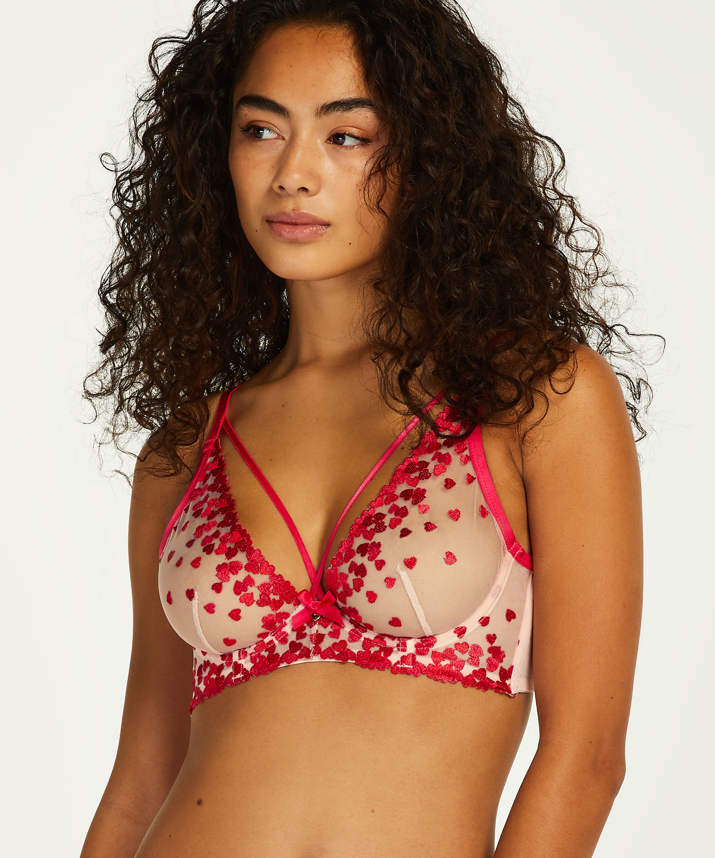 Unwattierter B&uuml;gel-BH Amora, Rose, main