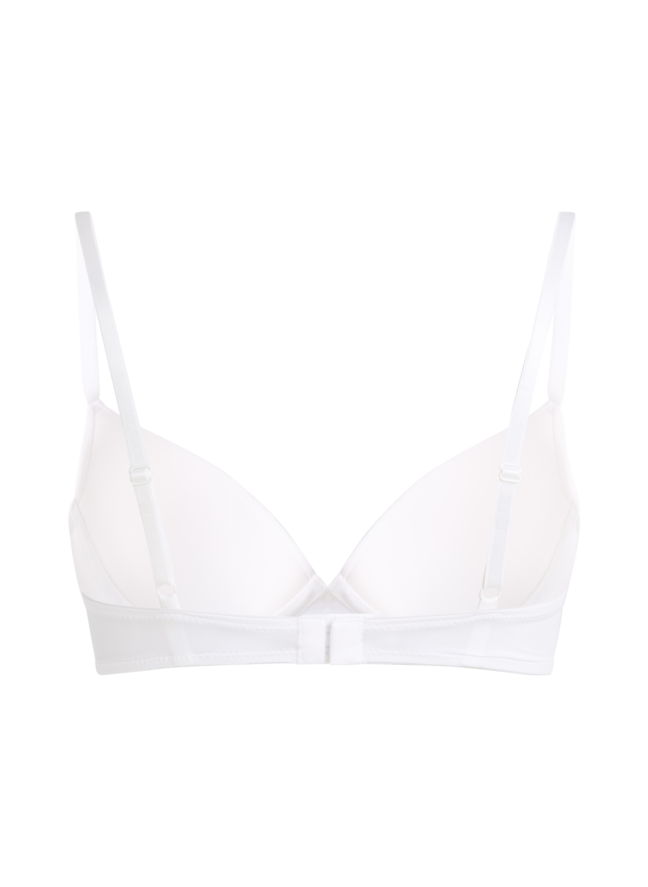 Soutien-gorge à armatures préformé Plunge, Blanc, main