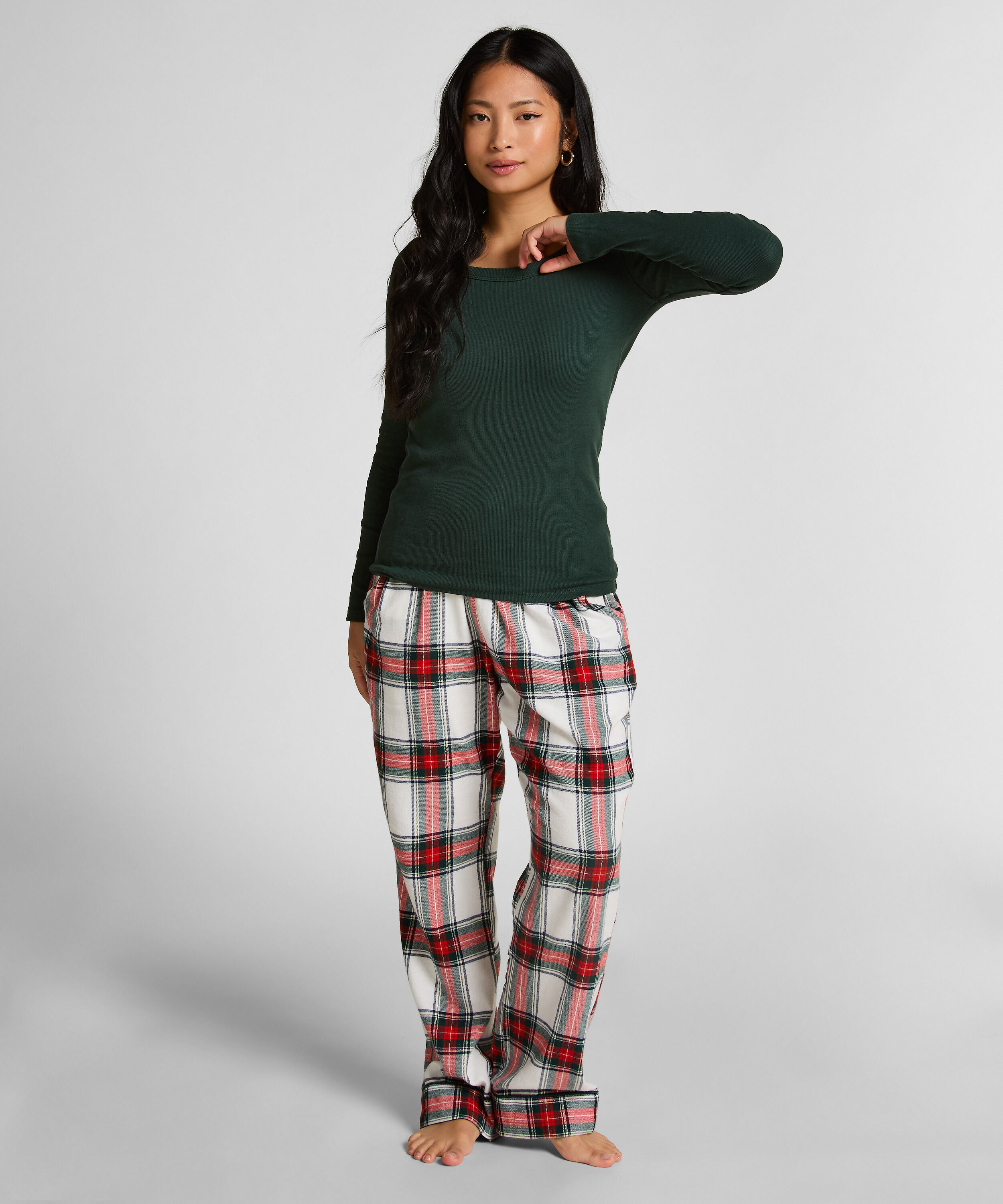 Pyjama-Top Baumwolle