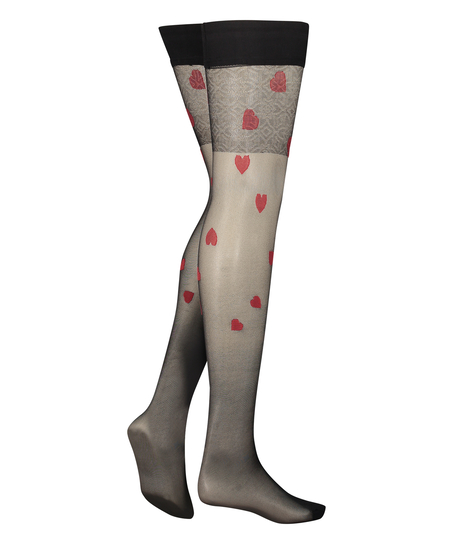 Stay-ups 20 Denier, Rot