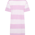 Chemise de nuit col rond, Rose