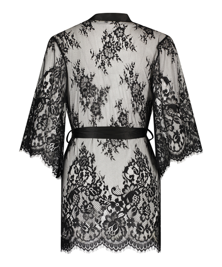 Kimono Lace Isabelle, Noir