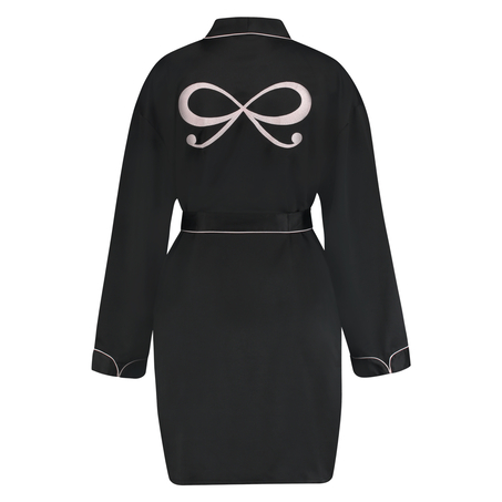 Kimono Satin, Schwarz