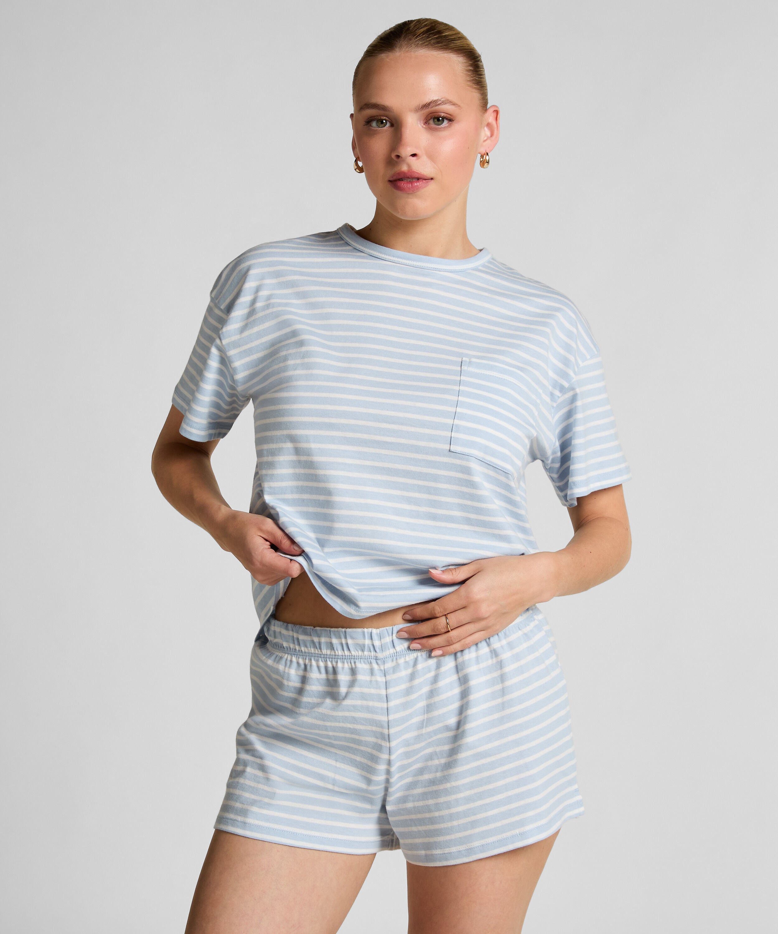 Pyjamaset, Blau
